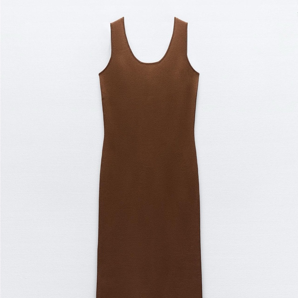 Zara Chocolate Brown Dress